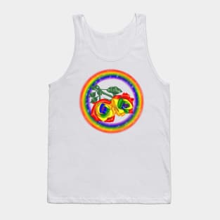 Gay pride roses Tank Top